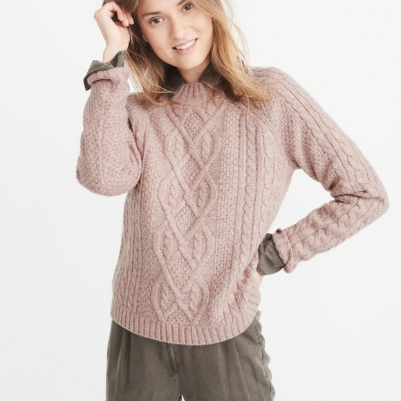 Abercrombie Cable Knit Sweater 